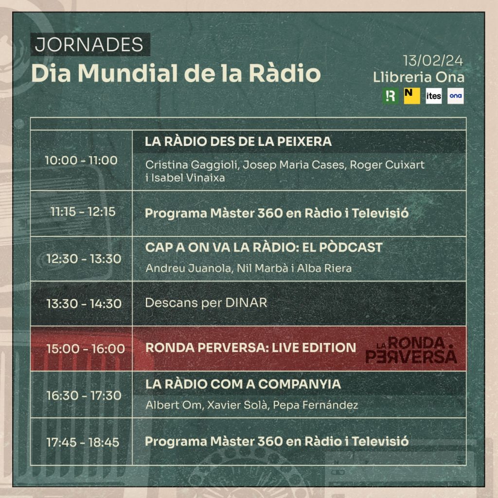Dia Mundial de la Ràdio - Radiofònics - Programació